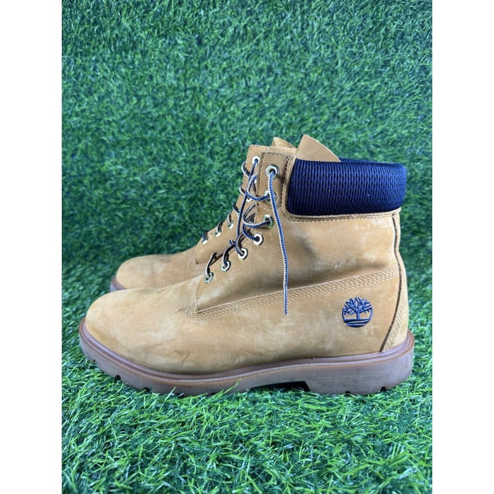 Timberland Premium 6-Inch Waterproof Lace Up Boot Beige A2DNC Mens 11